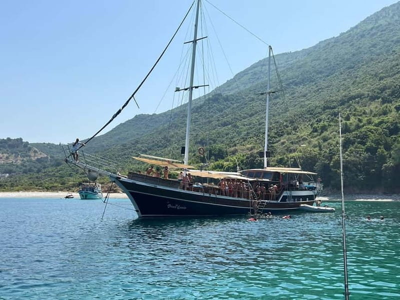 Saranda: Discover Secret Bays with Prince Ennio Yacht Tour - Krorez Beach, the main stop of the day