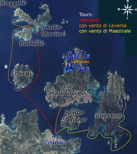Sardinia: La Maddalena/Palau Catamaran Day Trip with Lunch - Spargi’s beaches and a chance to spot dolphins