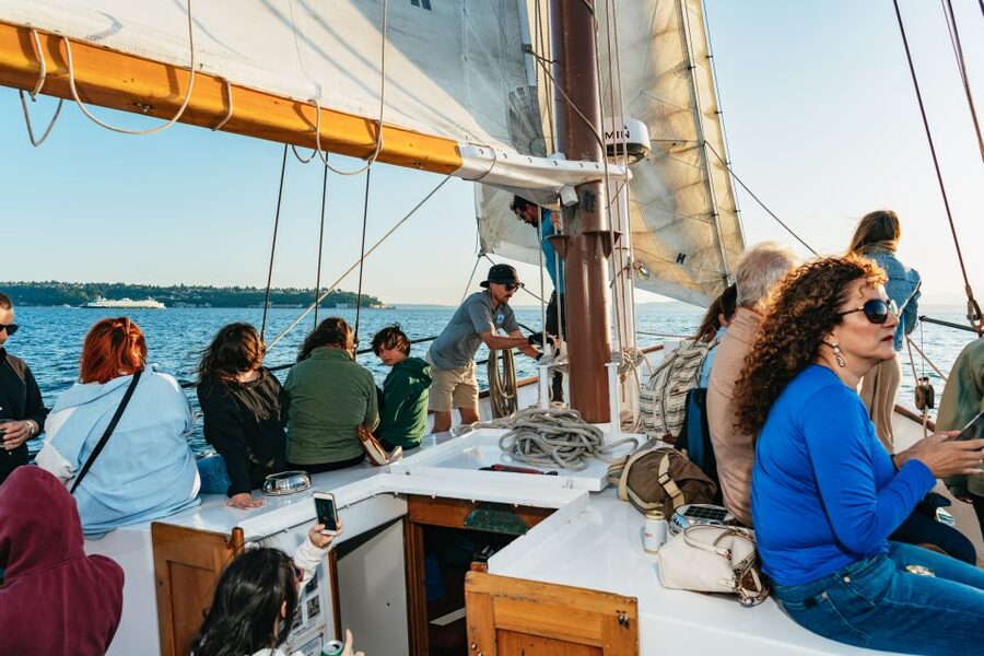 Seattle: Tall Sailboat Sunset Harbor Cruise - What the two-hour schedule feels like