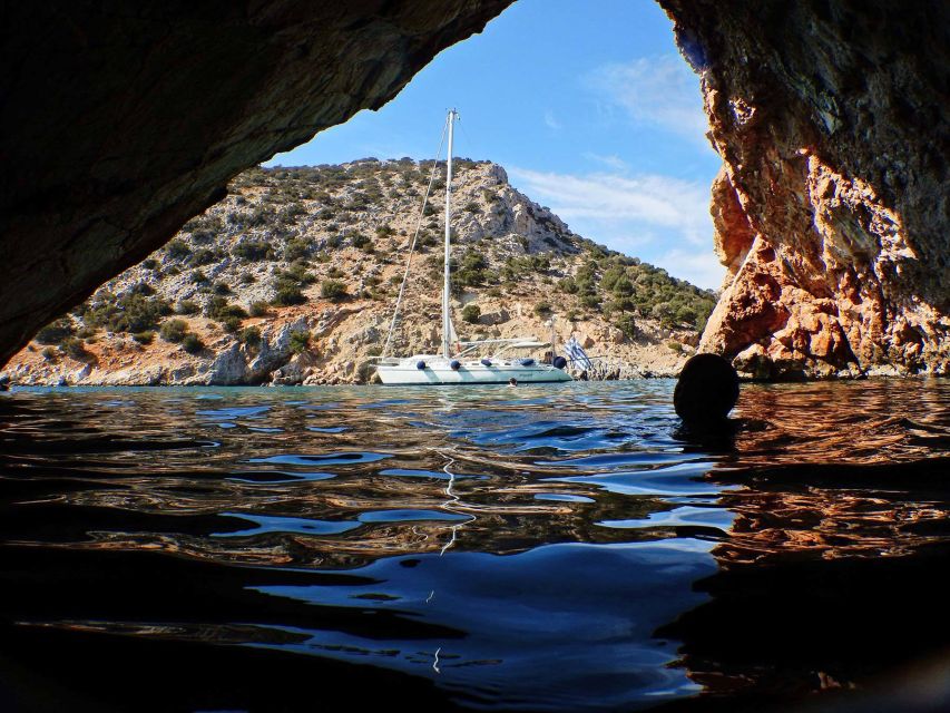 Semi-Private :Full-Day Sailing Tour Swim, Snacks & Drinks - Learning to sail with George