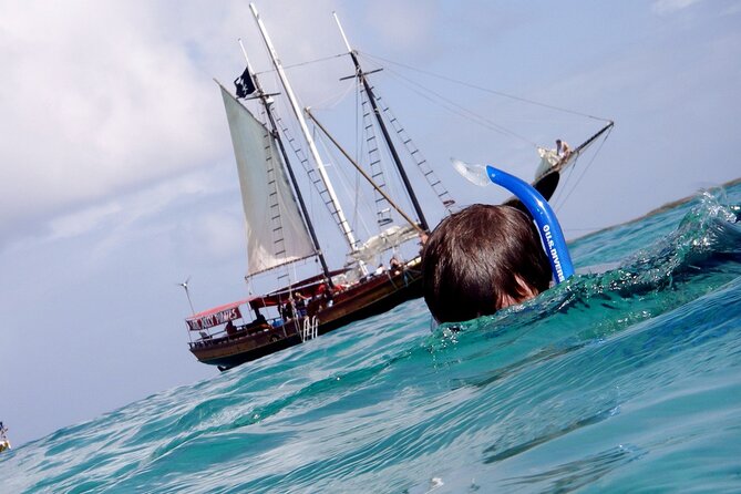 Set Sail in Aruba: Jolly Pirate Cruise with Snorkel Adventure - The SS Antilla is the morning’s main sight