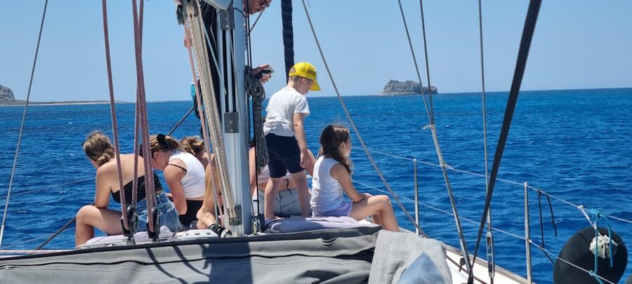 Shared Balos and Gramvousa Sailing Trip with Meal and Drinks - The 1.5-hour cruise to Balos Lagoon