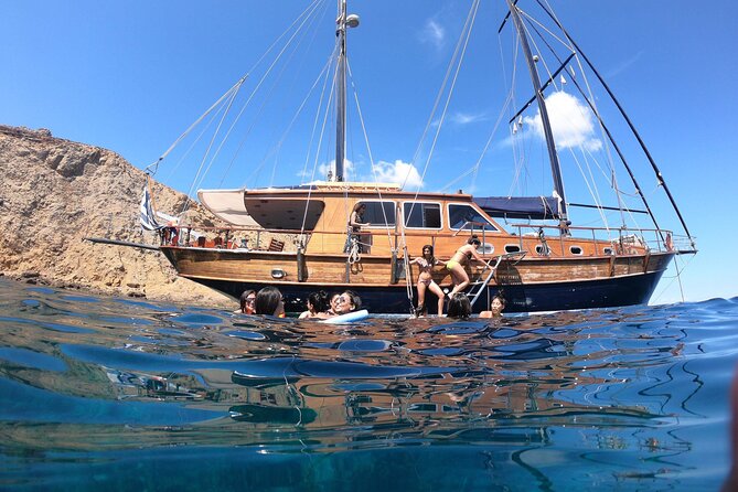 Shared Mykonos Sail Cruise to Delos and Rhenia Islands - Exploring Delos on your own or with a guide