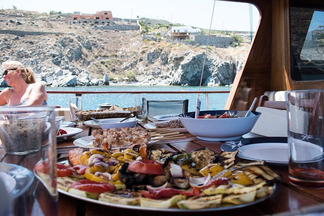 Shared Mykonos Sail Cruise to Delos and Rhenia Islands - Rhenia brings the swimming and lunch