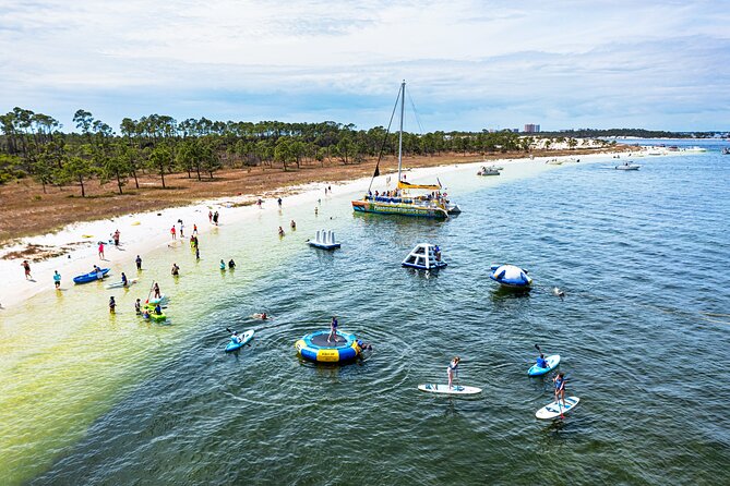 Shell Island Inflatable Adventure Park & Dolphin Sightseeing Tour - Key points to know before you book