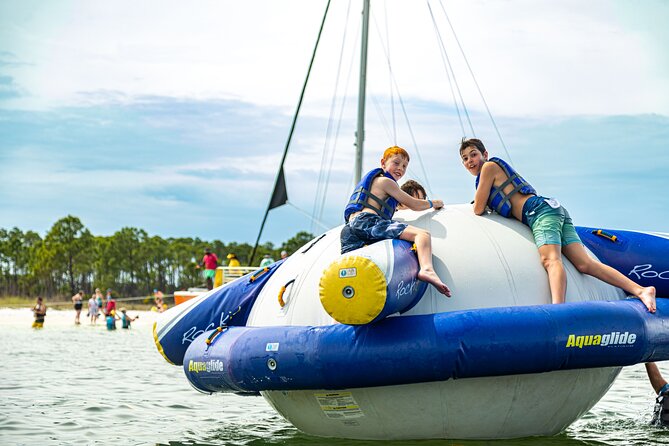 Shell Island Inflatable Adventure Park & Dolphin Sightseeing Tour - Setting out from Panama City Beach