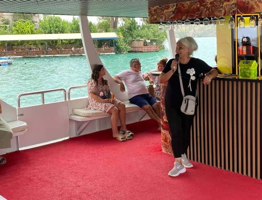 Side: Guided Tour and Electric Catamaran Cruise, Waterfall - A full day beyond Side’s beach hotels