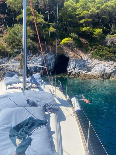 Skiathos: day sailing trip with swim stops and lunch - What happens when the weather changes