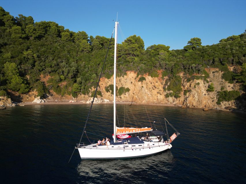 Skiathos: Private Sailing Trip with Lunch and Snorkeling - Lunch in Neo Klima on Skopelos