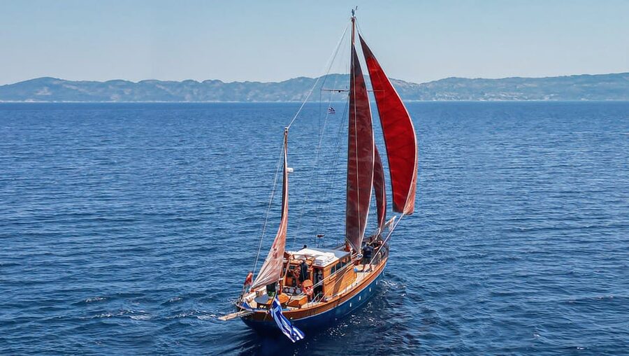 Skiathos: Wooden Sailboat Full- or Half-Day Trip with Meal - Lalaria Beach, the dramatic first possibility