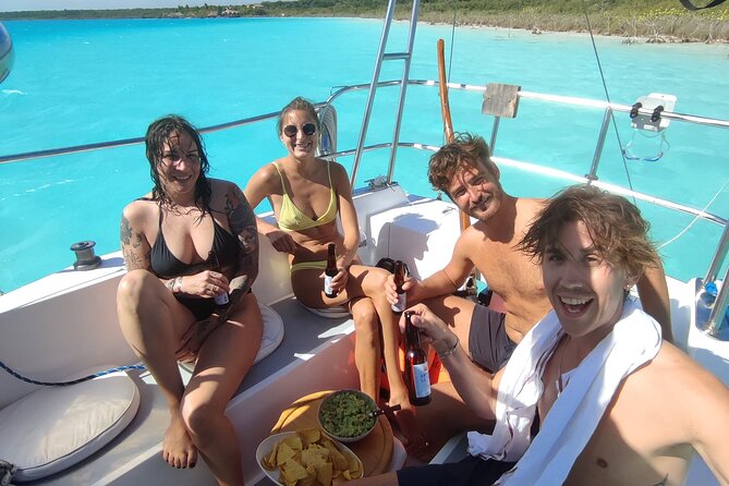 Slow Sailing Bacalar Experience with snack and drinks - Sailing south past cenotes and mangroves