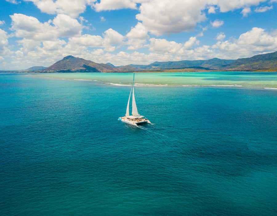 Southwest of Mauritius: Catamaran Cruise w/ Snorkeling - Tamarin Bay and the dolphin search