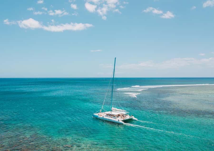 Southwest of Mauritius: Catamaran Cruise w/ Snorkeling - Lunch with fish, chicken, and plenty of choice