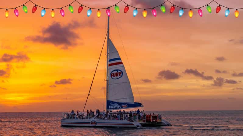 St Augustine: Nights of Lights Sail w Live Music& Sunset Opt - Key points to know before you book