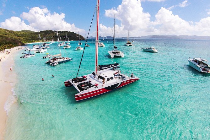 St. John PiZZA Pi Snorkel Sail with Beach Stop, Lunch & Open Bar - Westin - Pizza Pi lunch delivered hot to the catamaran