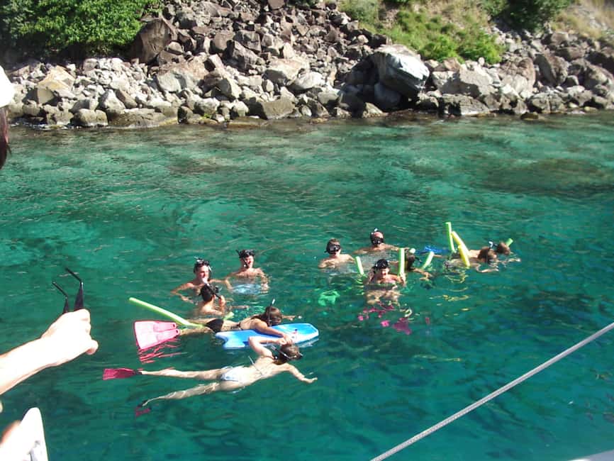 St. Kitts Full-Day Catamaran Cruise to Nevis - Leaving Port Zante for a full day at sea