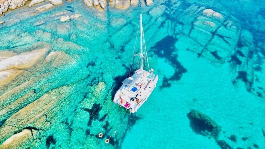 Stintino: Catamaran excursion in the Gulf of Asinara - Fornelli’s natural pools and marine life
