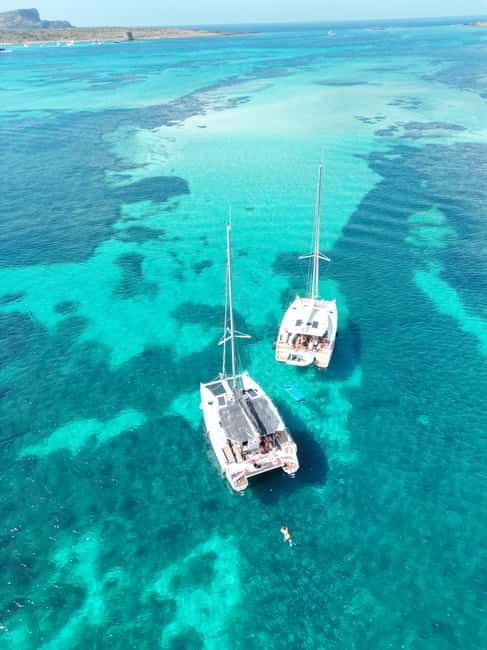 Stintino: full day tour catamaran Asinara Island - Sailing from Stintino toward Asinara