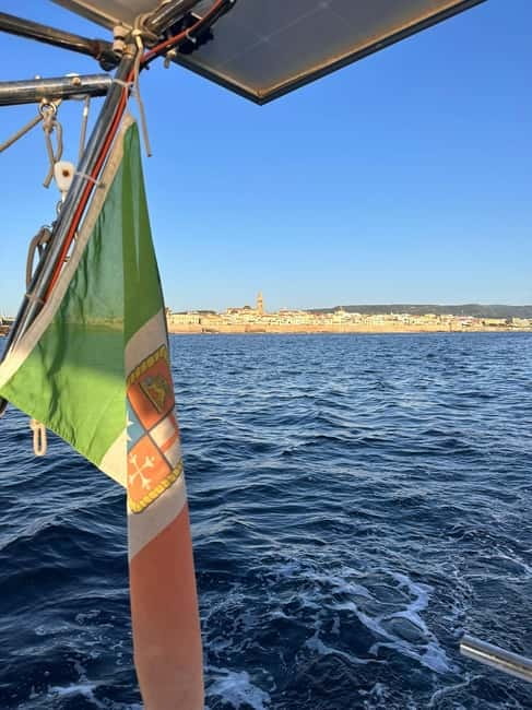 Sunset Apéritif on a 15m sailing boat - Sailing past Alghero’s old walls