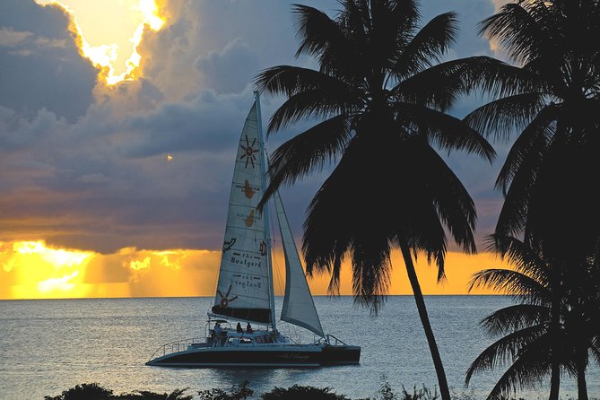 Sunset Catamaran and Snorkeling Cruise At Carlisle Bay - A Barbados Afternoon That Ends in Gold Light