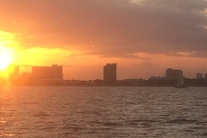 Sunset Catamaran Cruise in Ft. Lauderdale - Reaching the Atlantic and raising the sails