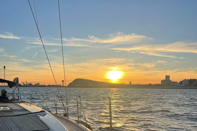 Sunset On A Luxury Sailboat From Port Olimpic - Why Barcelona looks better from the water