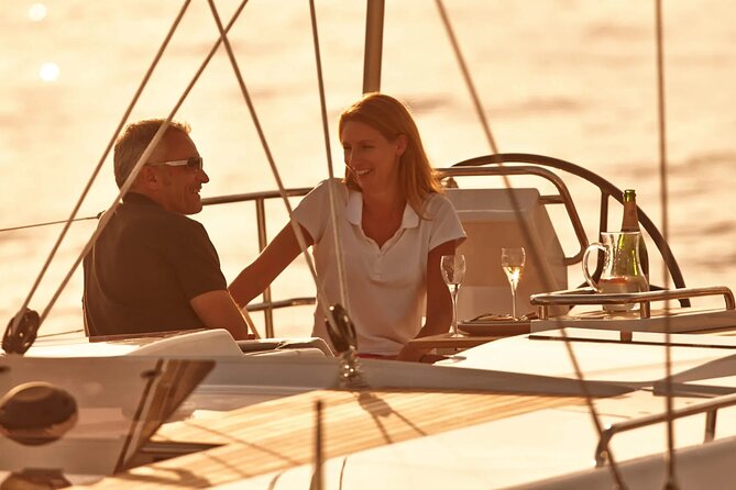 Sunset On A Luxury Sailboat From Port Olimpic - What to wear for a Barcelona sunset sail