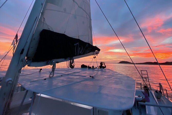 Sunset Sail with Cocktails and Appetizers - Why a sunset sail works so well in St. Thomas
