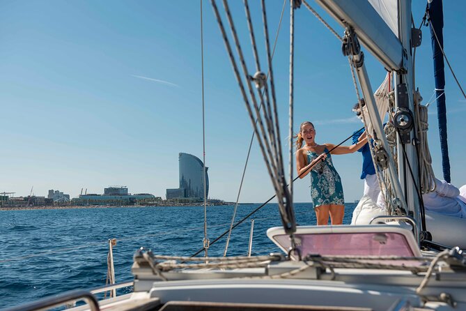 Sunset Sailing Cruise in Barcelona led by Young & Local Captain - A sunset view of Barcelona without the crowds