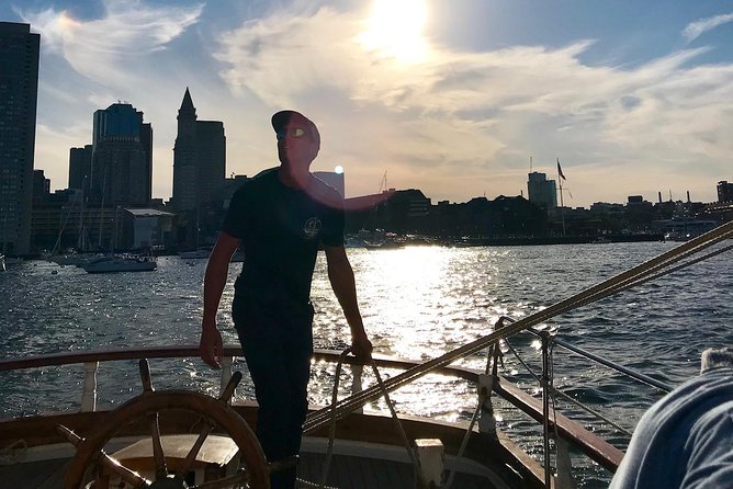 Sunset Sailing Cruise on a Tall Ship in Boston Harbor - The crew and the feel on deck