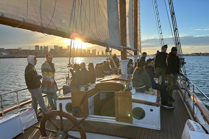 Sunset Sailing Cruise on a Tall Ship in Boston Harbor - Drinks, snacks, and evening pacing