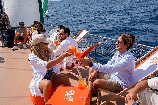 Sunset Sailing in Barcelona & Live Music by Aperol - A relaxed 90-minute coastal route