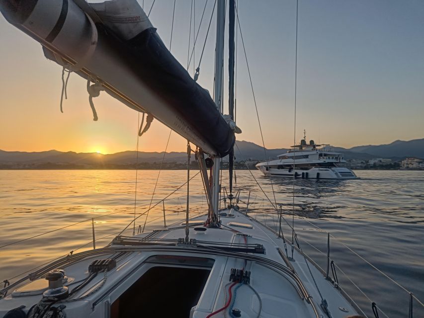 Sunset Sailing in Private Sailboat Puerto Banus Marbella - What the private format changes