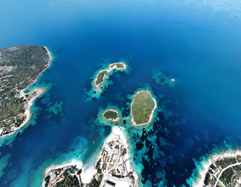 Sunset Sailing to Ksamil Islands with Fruits and Drinks - Sailing among the Ksamil Islands