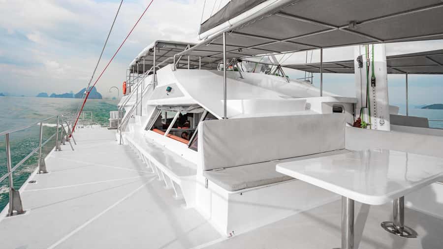 SUNWIND Phuket: Coral and Racha Islands Catamaran Tour - The 75-minute ride to Racha Island