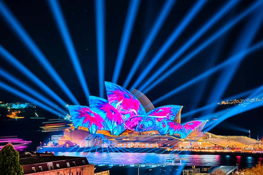 Sydney: Premium Catamaran Vivid Cruise with Welcome Drink - Why a catamaran works so well for Vivid Sydney
