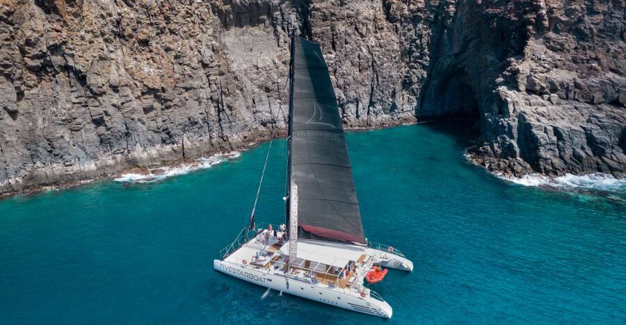 Tenerife: Catamaran Cruise with Brunch and Unlimited Drinks - Canarian brunch near Diego Hernández Beach
