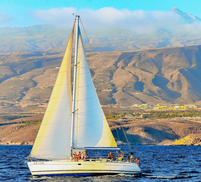 Tenerife: Sailboat Tour Whale Watching Food and Snorkeling - Booking details and value at $70
