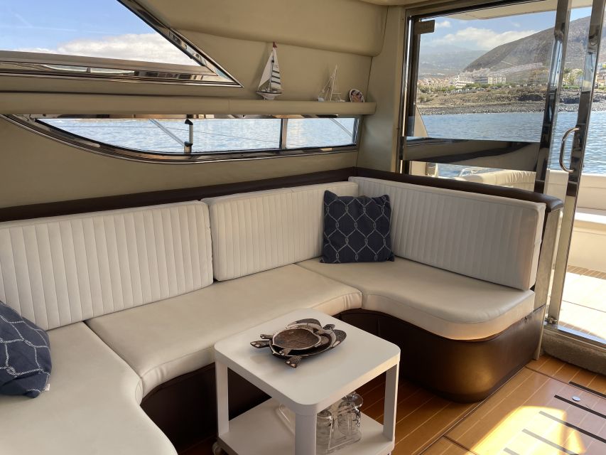 Tenerife: Whales and Snorkeling Tour on a Luxury Yacht - Watching pilot whales and dolphins near Los Cristianos