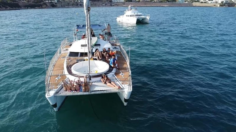 Torrevieja: Catamaran cruise and sunset with swimming - Swimming, snorkeling, and paddle boards