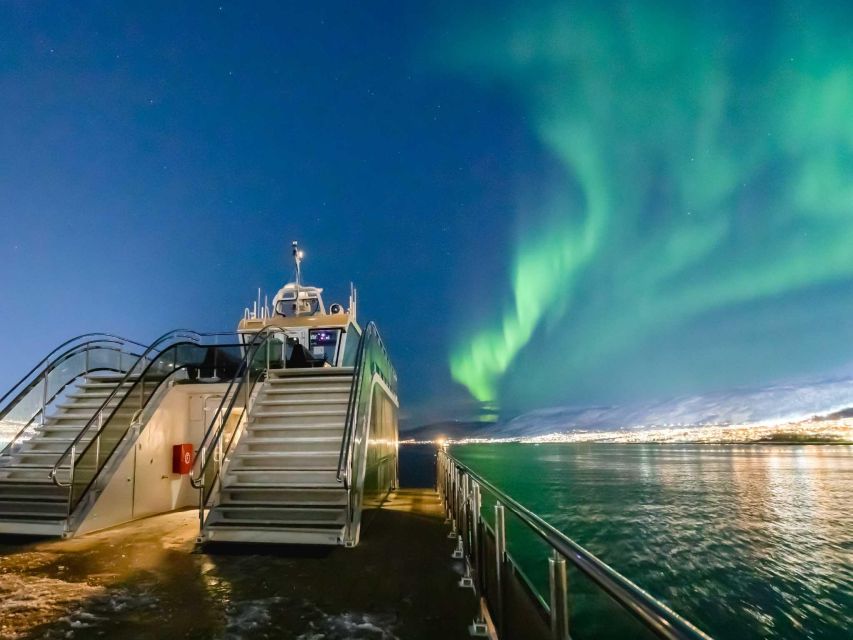 Tromsø: Aurora Dinner Cruise by Hybrid-Electric Catamaran - A secret stop and the main Arctic dinner