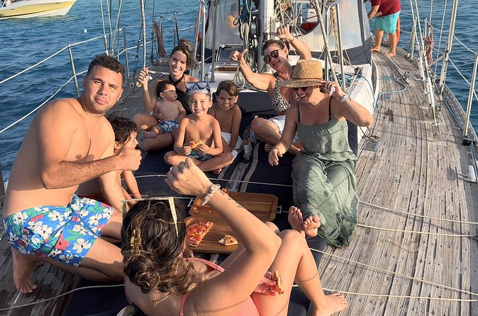 Tropical Sailing Experience with BBQ Lunch or BBQ Dinner in Aruba - The return sail and Aruba sunset