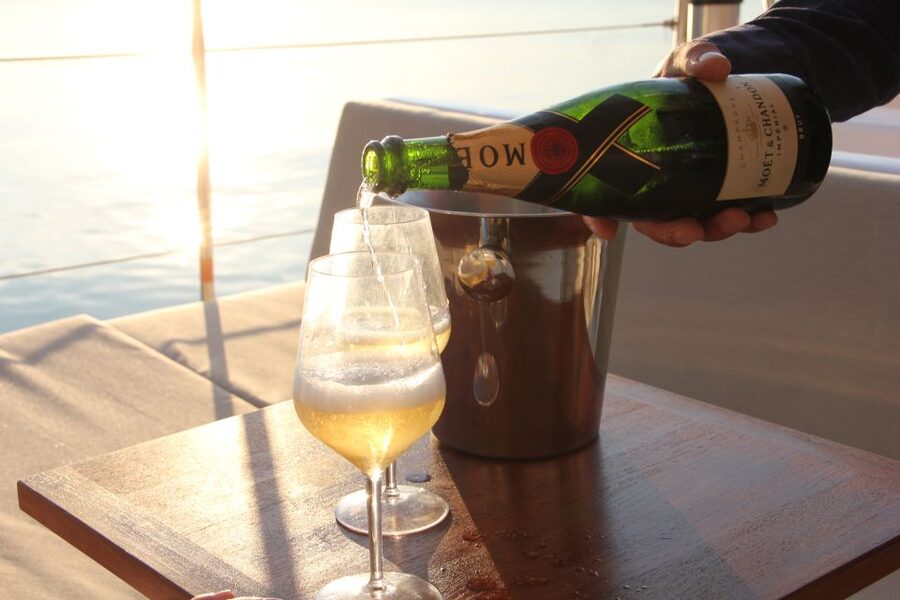 Venice: Lagoon Catamaran Cruise with Music and Drinks - The included drink and onboard atmosphere
