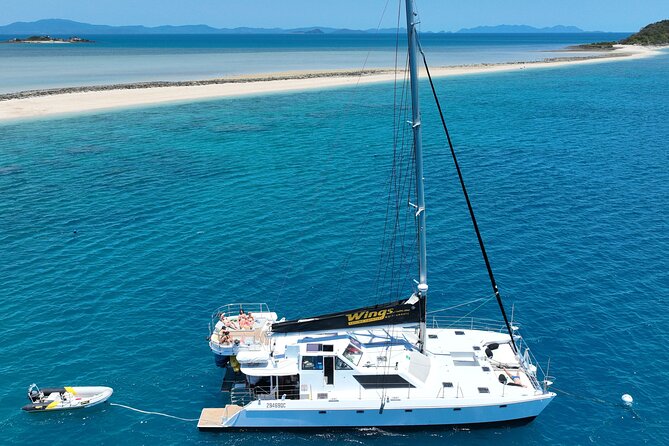 Whitsunday Islands Sail, SUP & Snorkel Tour- Small group - The sail out to the Whitsunday islands